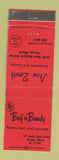Matchbook Cover - New Zenith Restaurant Chicago IL Beef n Brandy