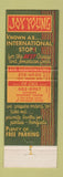 Matchbook Cover - Joy Young Chinese Restaurant Memphis TN