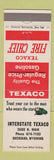 Matchbook Cover - Texaco oil gas Interstate Sheridan WY