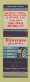 Matchbook Cover - Firestone Tires Al's Havre De Grace MD