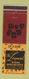 Matchbook Cover - Leopard Steak The Galleon San Francisco CA