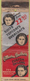 Matchbook Cover - O'Meara Bros Tailors St Louis MO WORN
