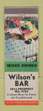 Matchbook Cover - Wilson's Bar