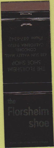 Matchbook Cover - Florsheim Shoes Concord CA