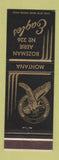 Matchbook Cover - Eagles Club Bozeman MT