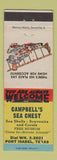 Matchbook Cover - Campbell's Sea Chest Port Isabel TX