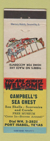 Matchbook Cover - Campbell's Sea Chest Port Isabel TX