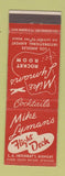 Matchbook Cover - Mike Lyman's Flight Deck Los Angeles CA Airport