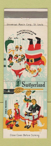 Matchbook Cover - Hotels Newark Elizabeth Paterson Plainfield NJ Christmas