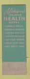 Matchbook Cover - Whitcomb Sulphur Springs Resort St Joseph MI SAMPLE