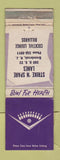 Matchbook Cover - Strike n Spare Lanes Bowling Greenbrook NJ WEAR