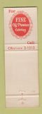 Matchbook Cover - New Hampshire House Summit NJ WEAR
