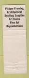 Matchbook Cover - Rex Art Supplies Miami FL