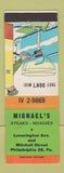 Matchbook Cover - Michael's Steaks Hoagies Philadelphia Pa