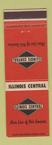 Matchbook Cover - Illinois Central Railroad