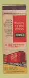 Matchbook Cover - Frisco Railroad
