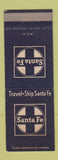 Matchbook Cover - Santa Fe Railroad