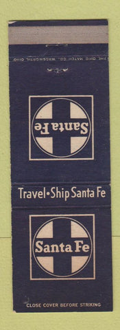 Matchbook Cover - Santa Fe Railroad