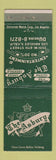 Matchbook Cover - The Asbury Restaurant Los Angeles CA