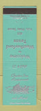 Matchbook Cover - Charter Inn Restaurant Motel Weatherford TX