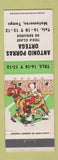 Matchbook Cover - Antonio Porras Ortega Matamoros Mexico football
