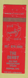 Matchbook Cover - Derby Restaurant Mexican Food Shoshoni WY WORN