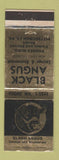 Matchbook Cover - Black Angus Restaurant Pittsburgh PA