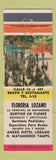 Matchbook Cover - Floreria Lozano Matamoros Mexico
