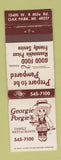 Matchbook Cover - Georgie Porgie's Family Restaurant Oak Park MI