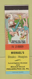 Matchbook Cover - Michael's Steaks Hoagies Philadelphia PA hillbilly
