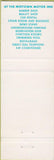 Matchbook Cover - Midtown Motor Inn Boston MA