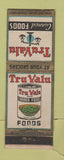 Matchbook Cover - Tru Valu Foods Canned WEAR