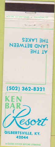 Matchbook Cover - Ken Bar Resort Gilbertsville KY