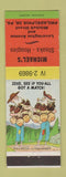 Matchbook Cover - Michael's Steaks Hoagies Philadelphia PA hillbilly
