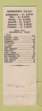 Matchbook Cover - Main Cafe Chinese Food Brownsville TX