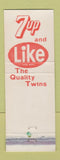 Matchbook Cover - 7up Soda Like Diet Drink
