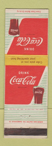 Matchbook Cover - Coca Cola Soda