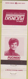 Matchbook Cover - Aurelia Pucinski Secretary of State Democrat IL