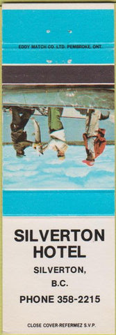 Matchbook Cover - Silverton Hotel BC