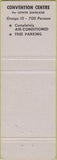 Matchbook Cover - Royal Towers Hotel New Westminster BC