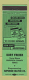 Matchbook Cover - Superior Match Kurt Kreier Sierra Blanca TX