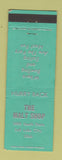 Matchbook Cover - The Malt Shop Salt Lake City UT