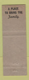 Matchbook Cover - Shanghai Restaurant Silver Spring MD