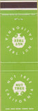 Matchbook Cover - Nut Tree California green