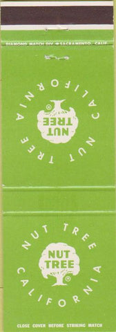 Matchbook Cover - Nut Tree California green