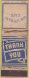 Matchbook Cover - Ben Lehmann Cafe STAMPED POOR