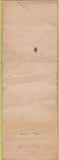 Matchbook Cover - Ben Lehmann Cafe STAMPED POOR