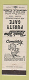 Matchbook Cover - Purity Cafe Greenville IL Eskimo