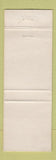 Matchbook Cover - Vander Plaat Memorial Home Paramus NJ