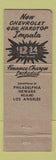 Matchbook Cover - Vic Potamkin Chevrolet Newark NJ Impala WEAR